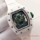 2017 Fake Richard Mille RM 052 Watch Rose Gold White Ceramic Bezel Green Skull  (2)_th.jpg